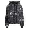 Adidas Essentials Logo Allover Print Windbreaker -Sportbekleidung 8012 HC9177 P