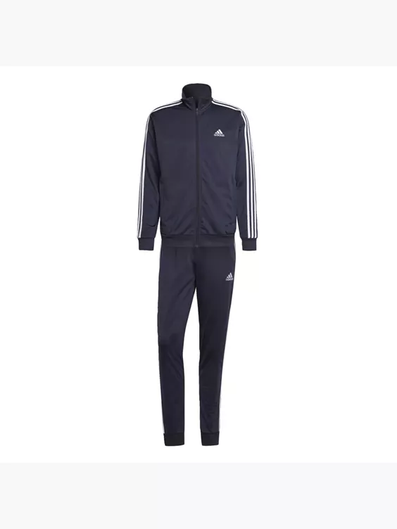 Adidas Basic 3-Streifen Tricot Trainingsanzug 3 Adidas Basic 3-Streifen Tricot Trainingsanzug