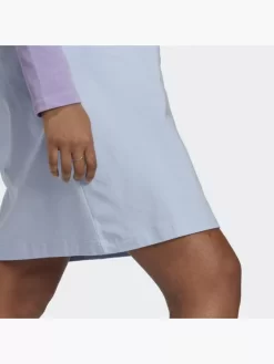 Adidas Essentials 3-Streifen Single Jersey Boyfriend T-Shirt-Kleid -Sportbekleidung 8012 IC1460 P2