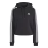 Adidas Essentials 3-Streifen French Terry Crop Hoodie -Sportbekleidung 8012 IC8767 P